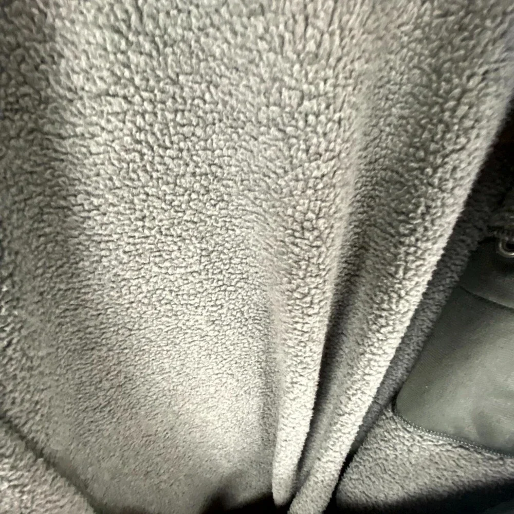 The North Face Fleece Jacket Men 2XL Gray Logo Gordon Lyons Long Sleeve Full Zip